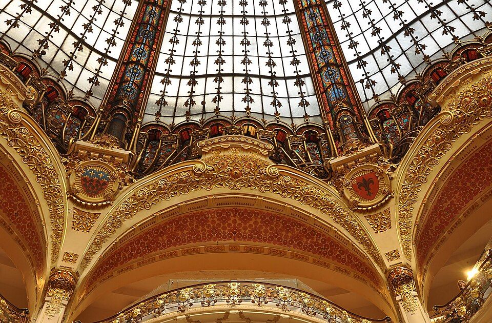Die Glaskuppel der Galeries Lafayette